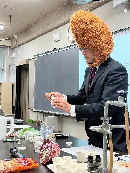 コロッケ社長の食育講座 in 桜塚高校